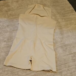Cream Sleeveless Bodysuit